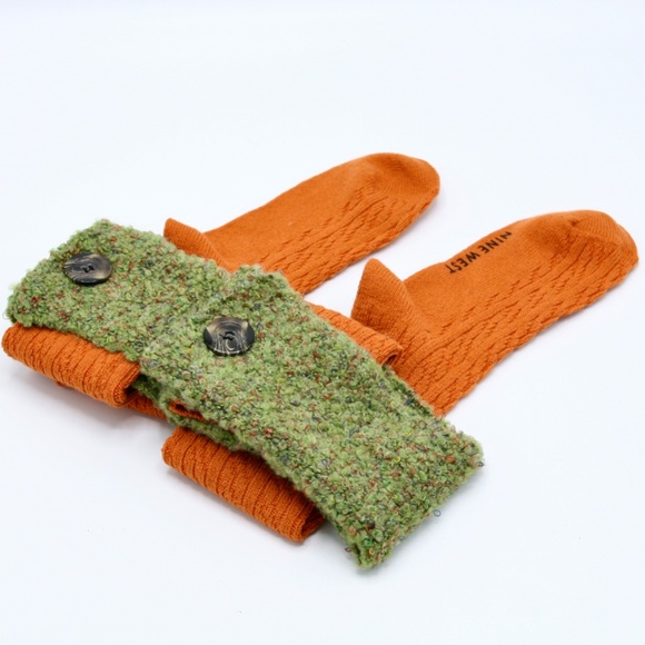 NINE WEST Cable Knit Knee Boot Boucle Cuff Socks - Picture 6 of 12